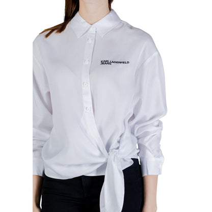 White Lyocell Blouse