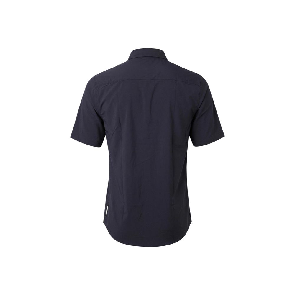 Blue Polyamide Shortsleeve Shirt
