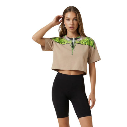 Beige Cotton T-Shirt
