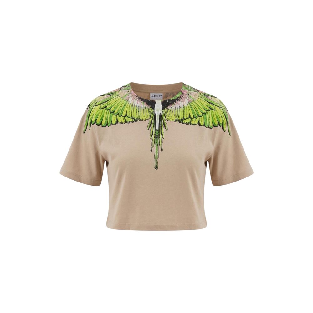 Beige Cotton T-Shirt