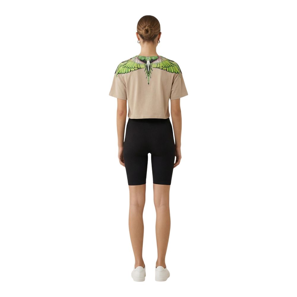 Beige Cotton T-Shirt