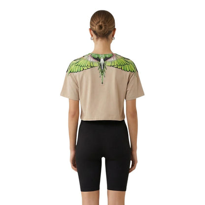 Beige Cotton T-Shirt