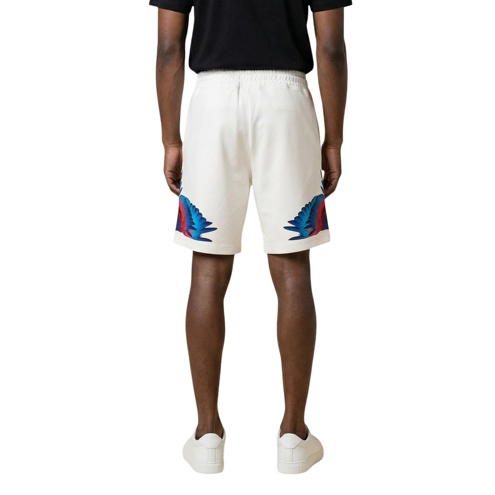 Cream Cotton Bermuda Shorts