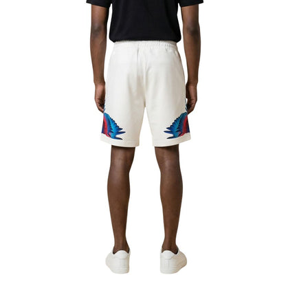 Cream Cotton Bermuda Shorts