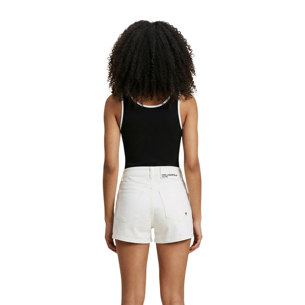 Black Cotton Bodysuit