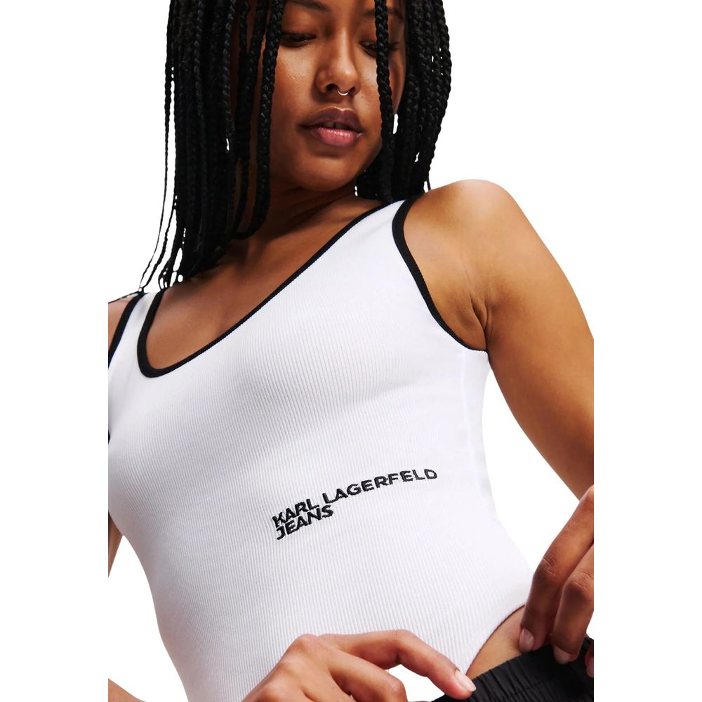White Cotton Bodysuit