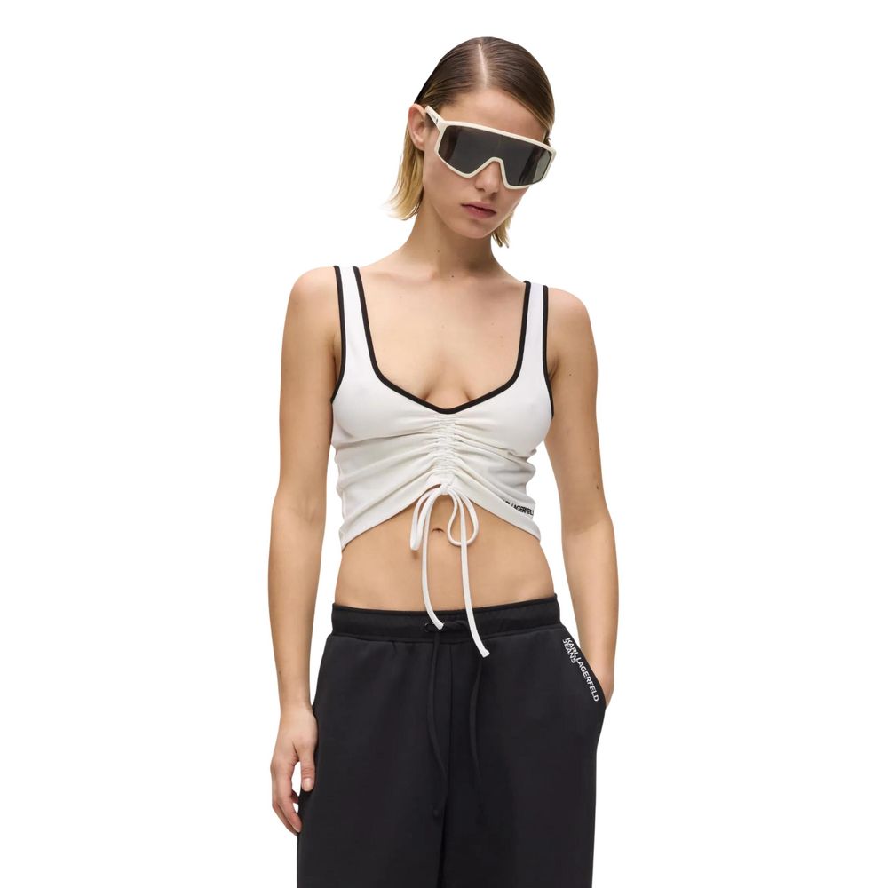 White Viscose Top