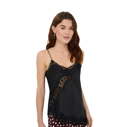 Black Polyester Tank Tops