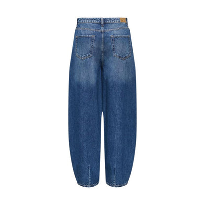 Blue Cotton Mom Jeans