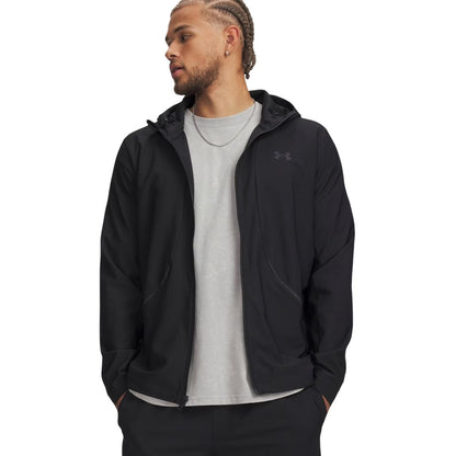 Black Polyester Hoodie
