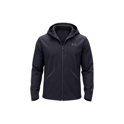 Black Polyester Hoodie