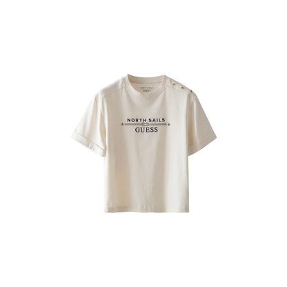 Cream Cotton T-Shirt