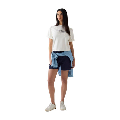 Cream Cotton T-Shirt