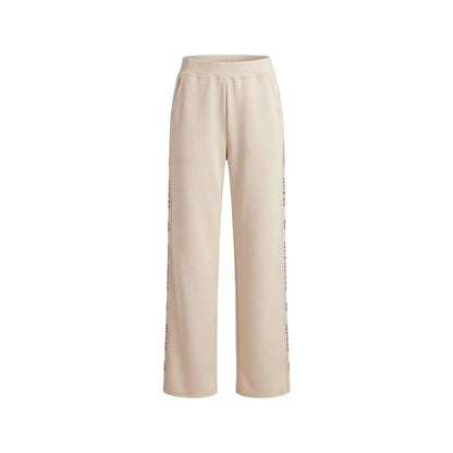 Beige Polyester Joggers (Workout Pants)