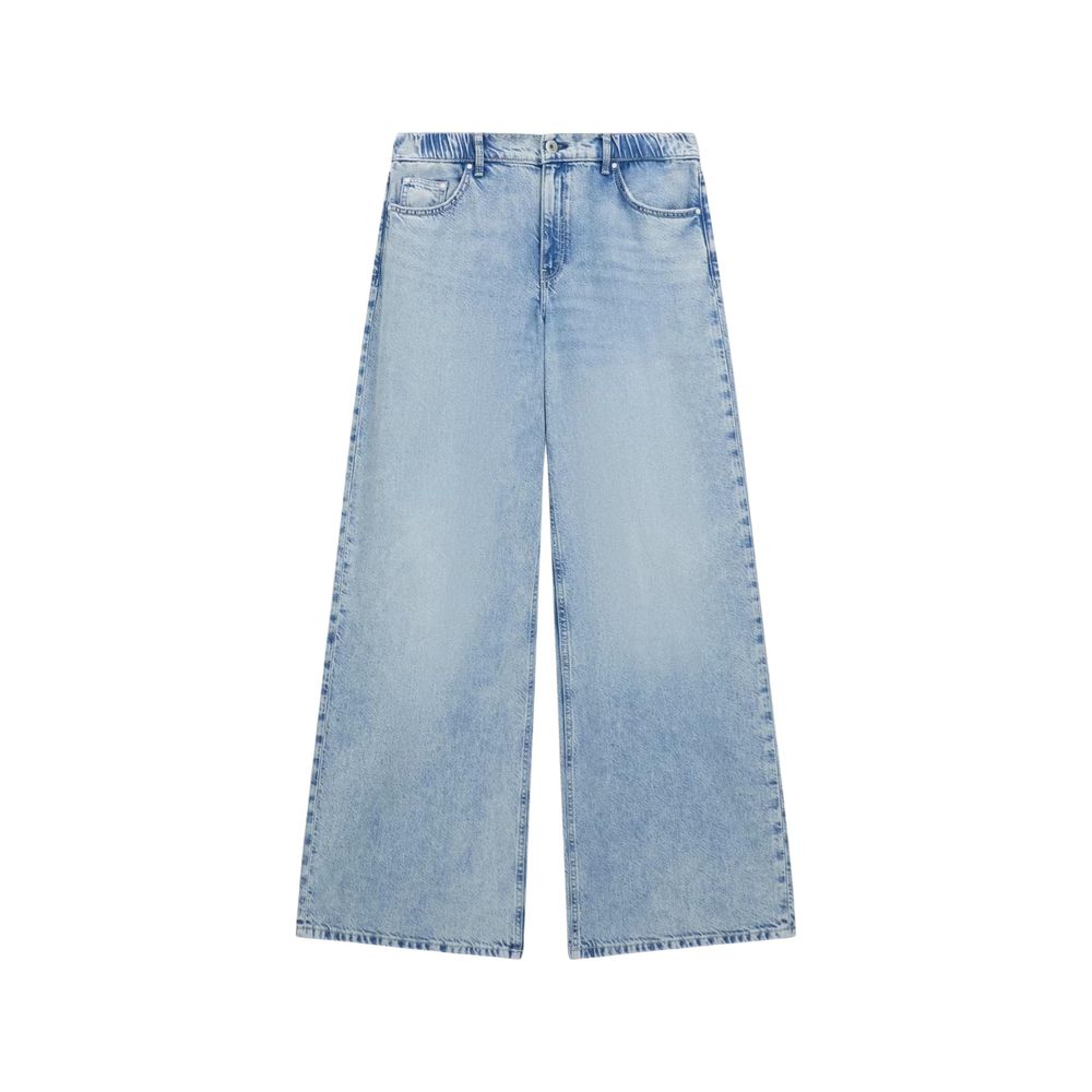 Light Blue Lyocell Relaxed Fit Jeans