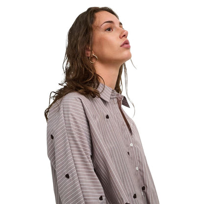 Brown Recycled Polyester Blouse
