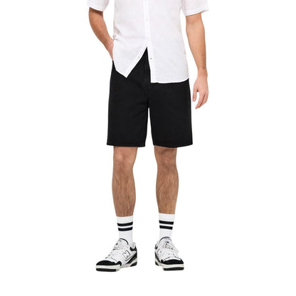 Black Organic Cotton Bermuda Shorts