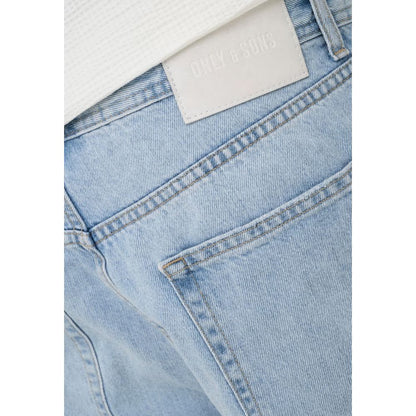 Light Blue Organic Cotton Bermuda Shorts