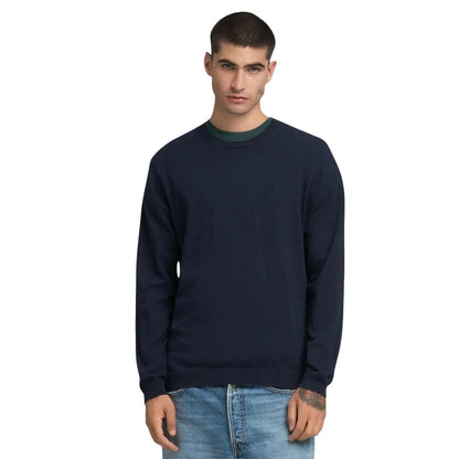 Blue Cotton Sweatshirt