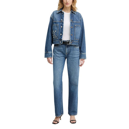 Blue Cotton Denim Jacket