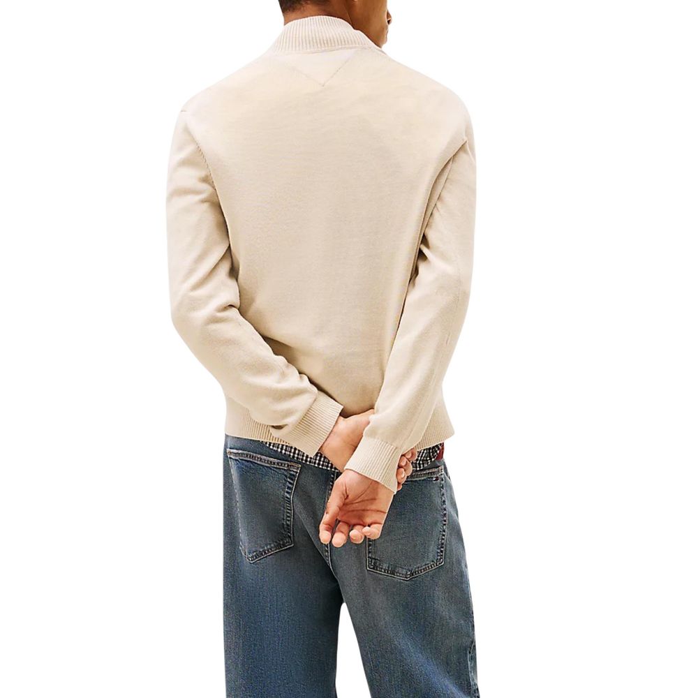 Beige Organic Cotton Sweatshirt