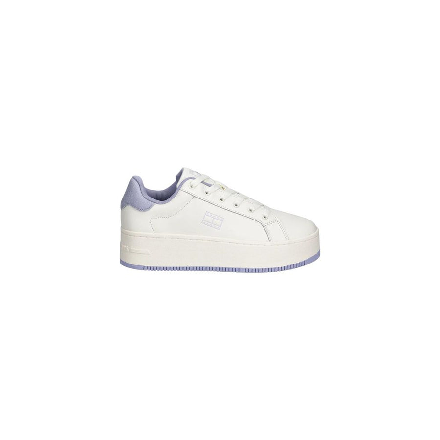 White Leather Chunky Sneakers