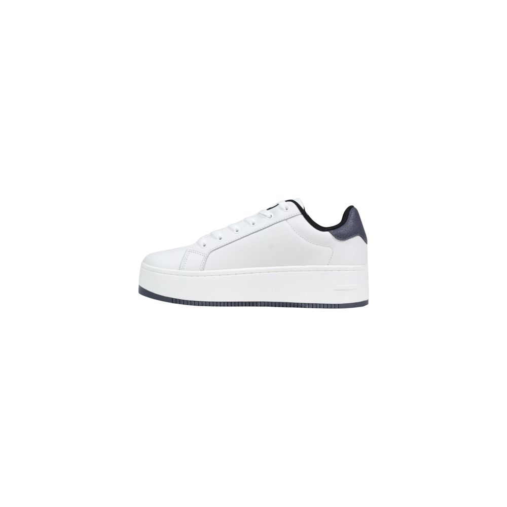White Leather Chunky Sneakers