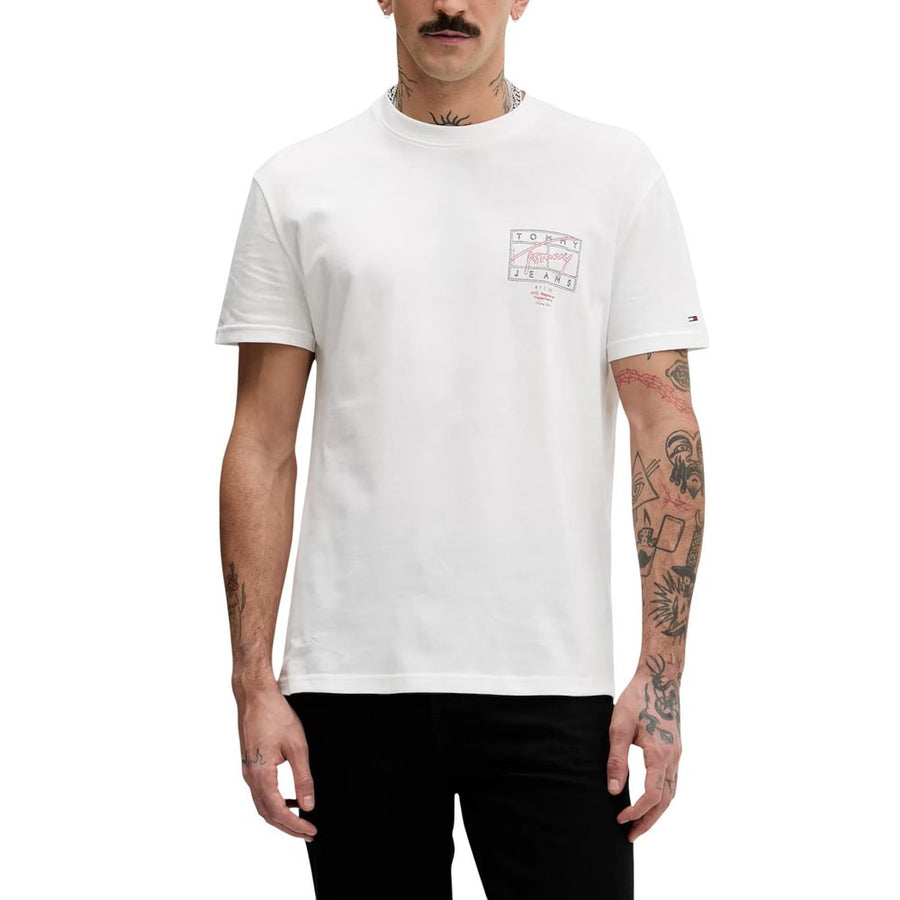 Cream Recycled Cotton T-Shirt