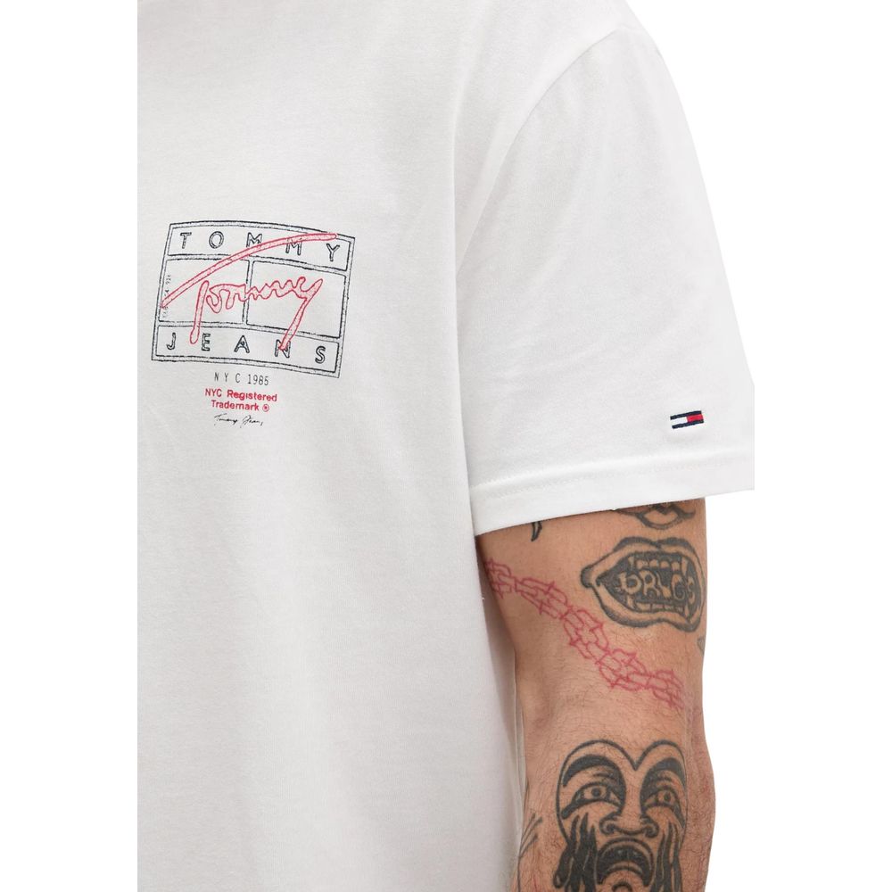 Cream Recycled Cotton T-Shirt