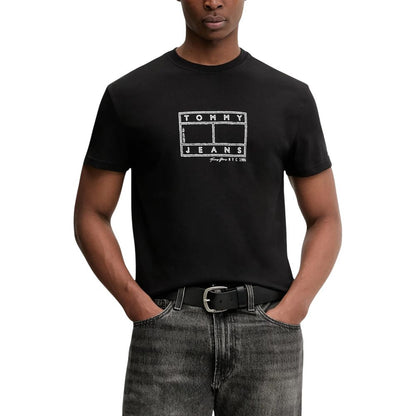 Black Recycled Cotton T-Shirt