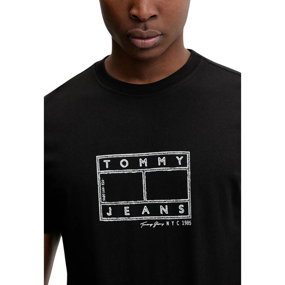 Black Recycled Cotton T-Shirt