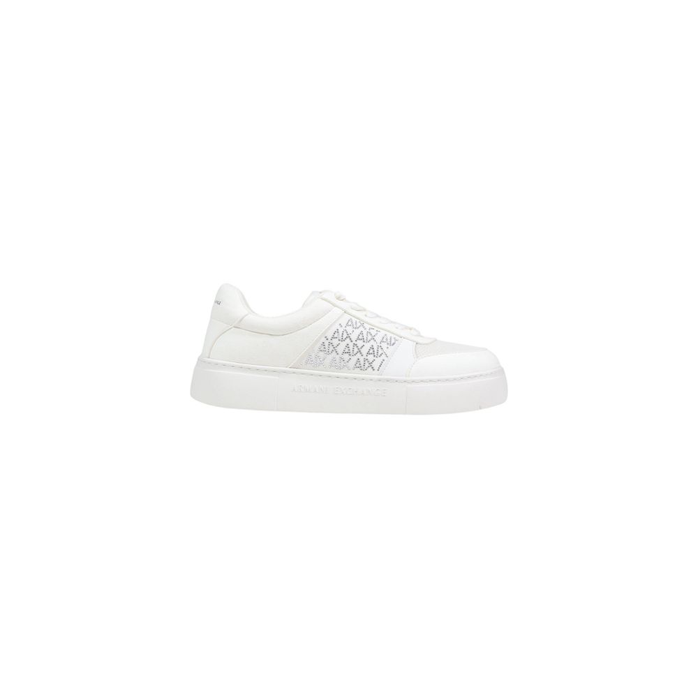White Polyamide Athletic Sneakers