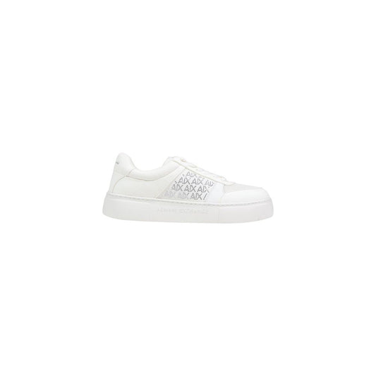 White Polyamide Athletic Sneakers
