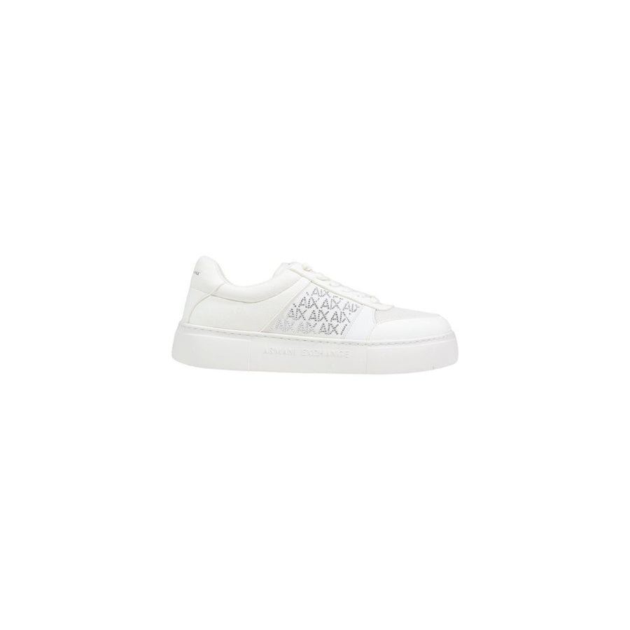 White Polyamide Athletic Sneakers