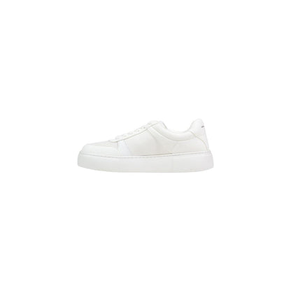 White Polyamide Athletic Sneakers