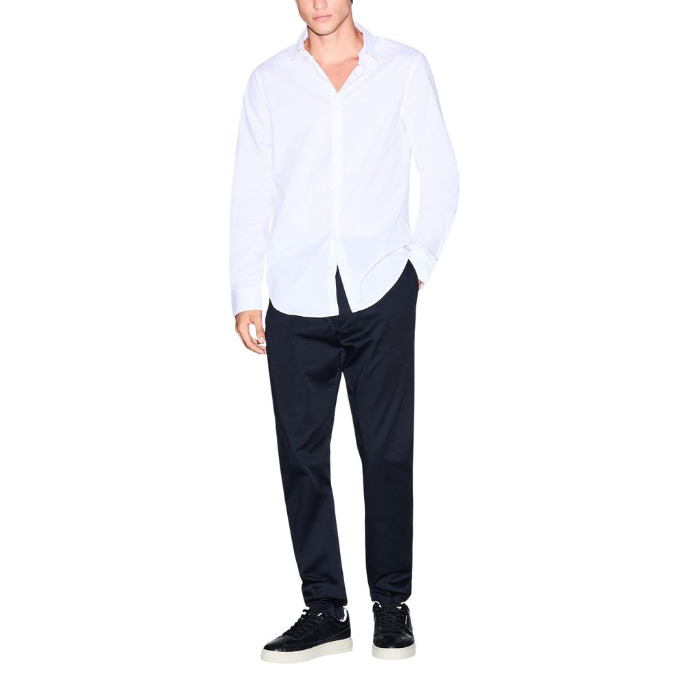 White Cotton Dress Shirt