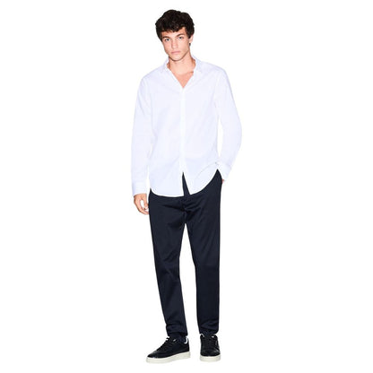 White Cotton Dress Shirt
