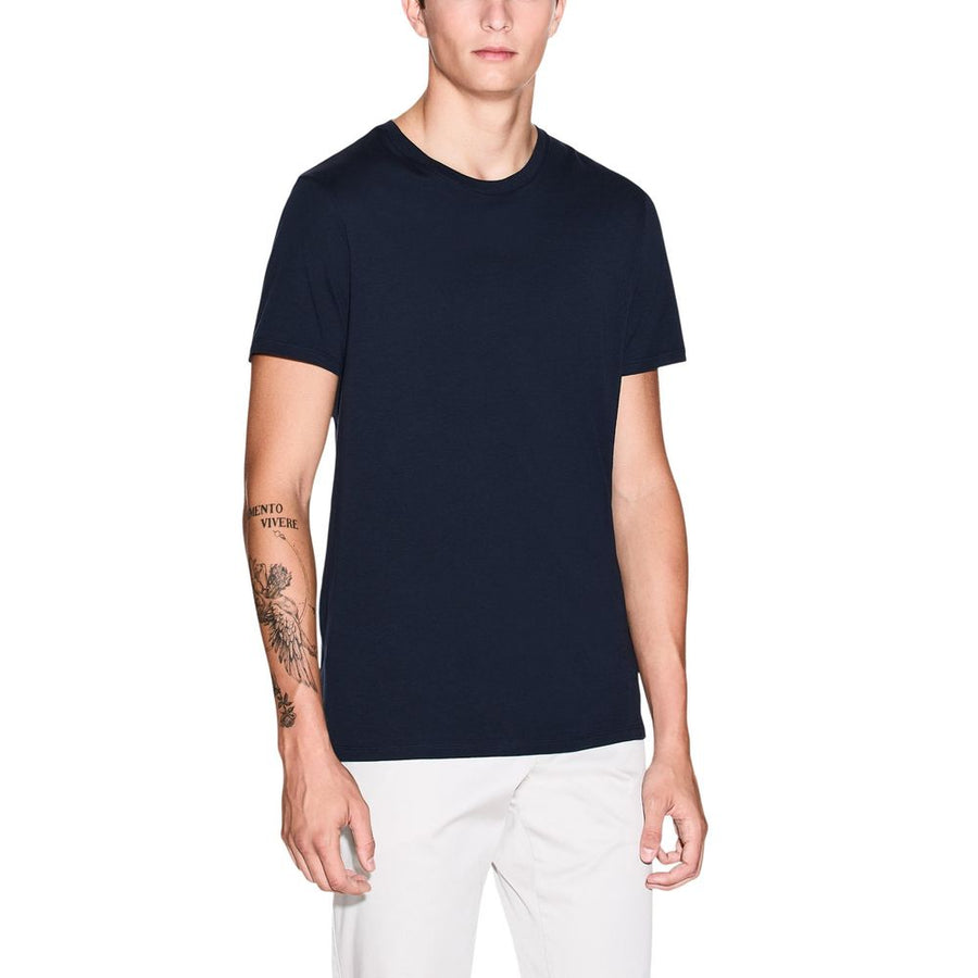 Blue Cotton T-Shirt