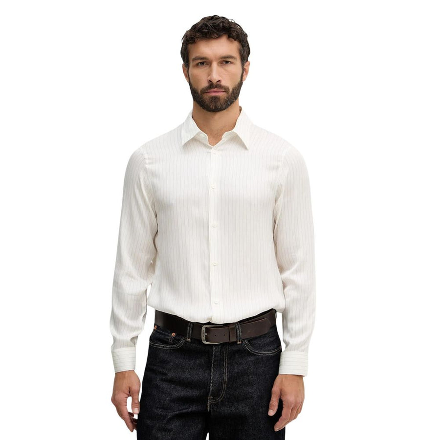 Bicolor Viscose Pattern Shirt