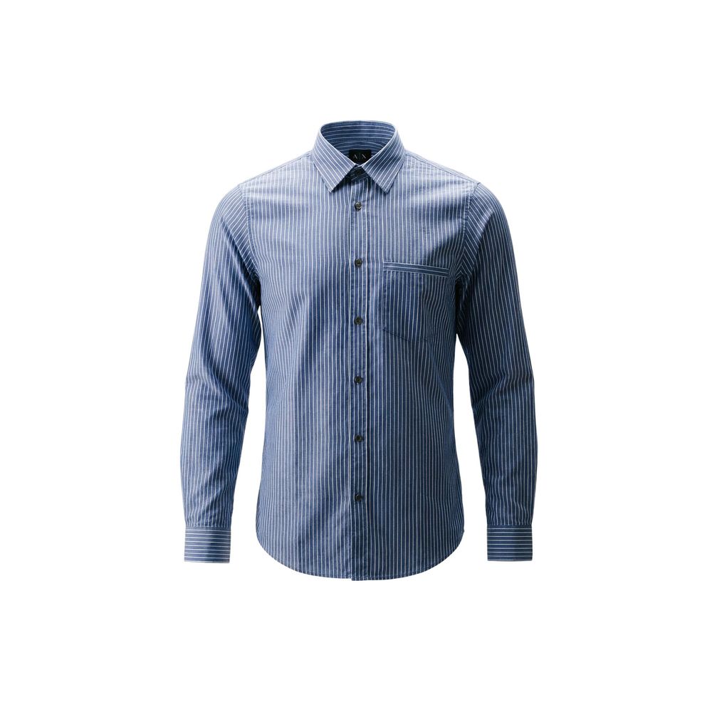 Bicolor Cotton Dress Shirt