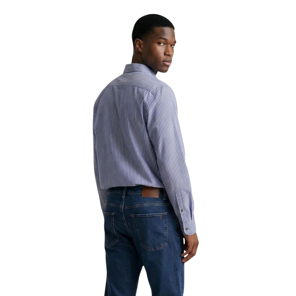 Bicolor Cotton Dress Shirt