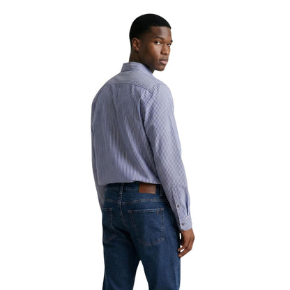 Bicolor Cotton Dress Shirt