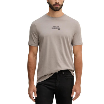 Brown Cotton T-Shirt
