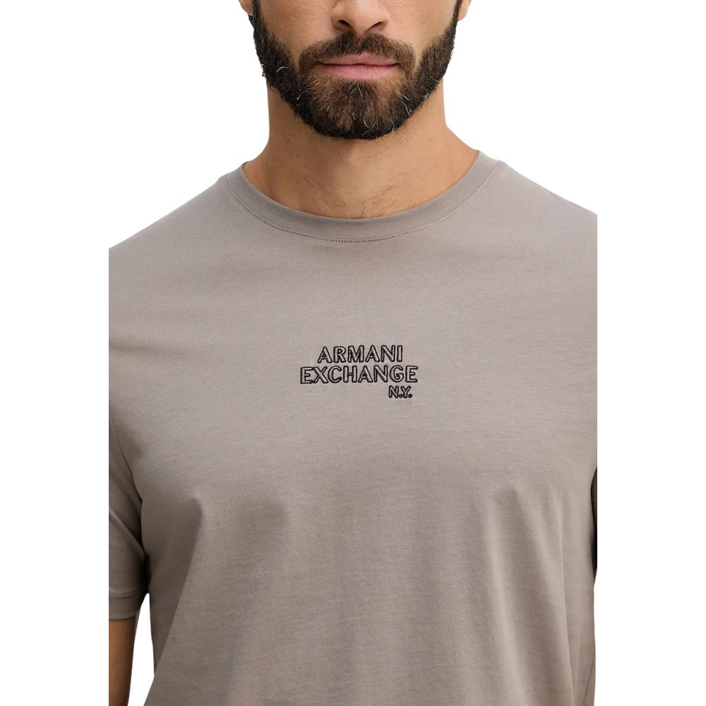 Brown Cotton T-Shirt