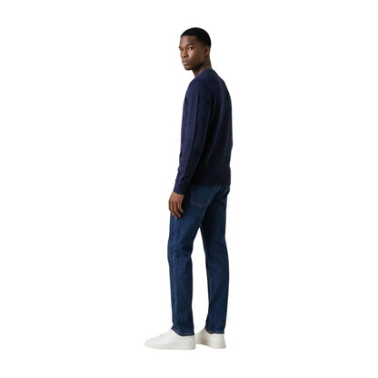 Blue Viscose Sweatshirt