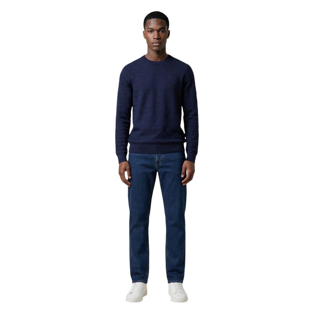 Blue Viscose Sweatshirt