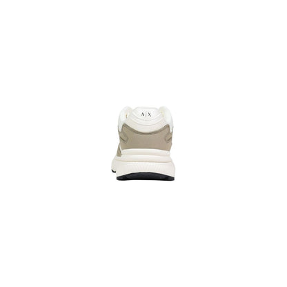 Green Polyester Athletic Sneakers