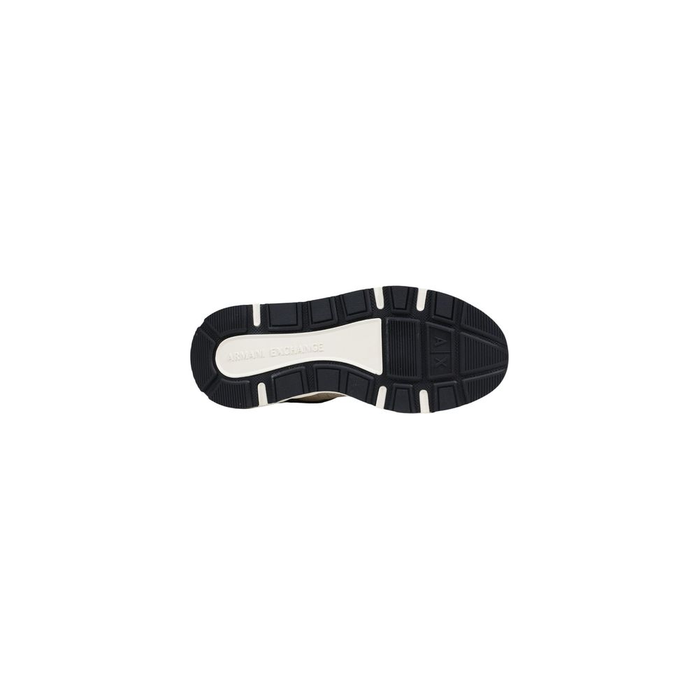 Green Polyester Athletic Sneakers