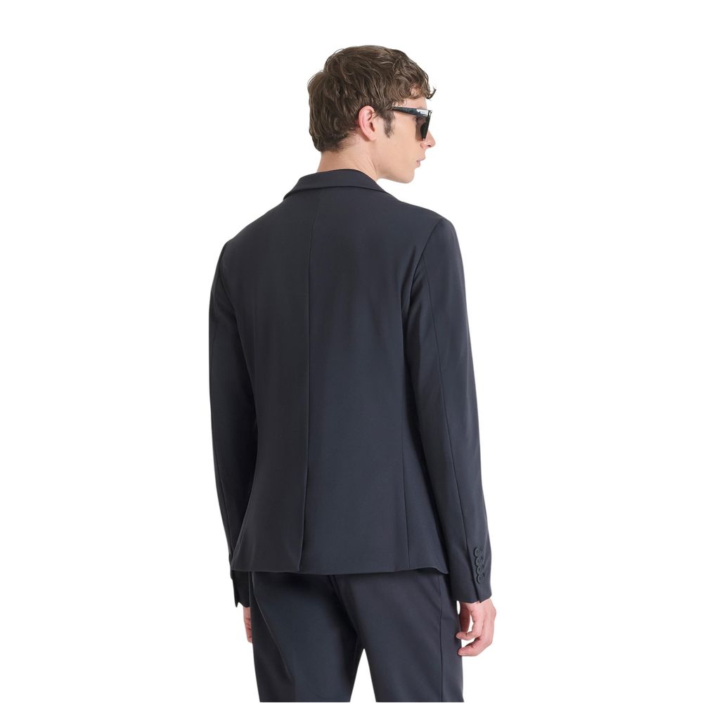Blue Polyamide Blazer