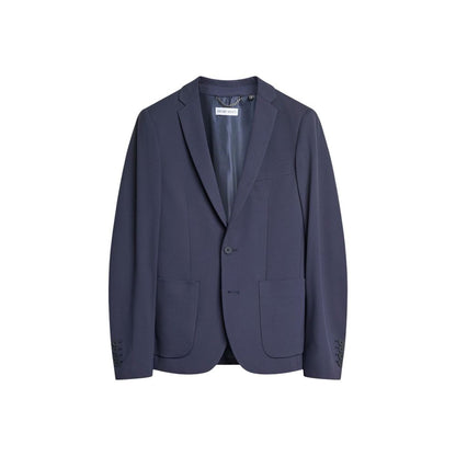 Blue Polyamide Blazer